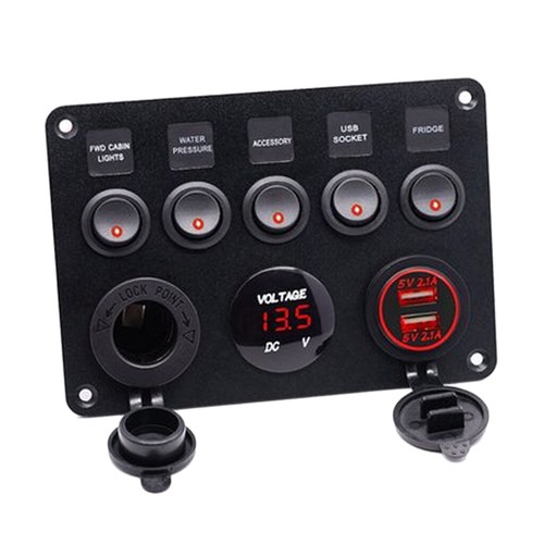 Gang led rocker - led,