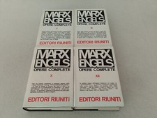 Lotto 4 libri MARX ENGELS
