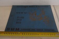 catalogo parti di ricambio SWM 'LA' VP1 NKS VP1 N VP2 N ciclomotore