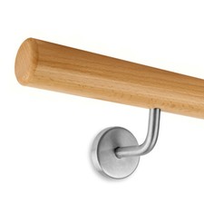 Set corrimano faggio - set, Ø