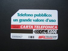 SCHEDA TELEFONICA TELECOM -
