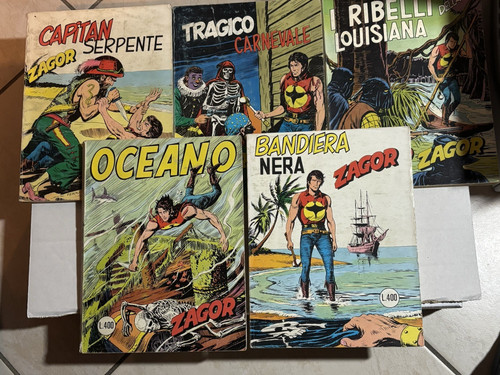 Zagor serie rossa - rossa, blocco
