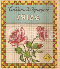 1955 ca TORINO Album da colorare IRIDE n. 9 *Edizioni SALVADEO