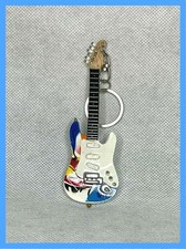 Portachiavi in legno chitarra porta chiavi miniatura multicolor multicolore rock