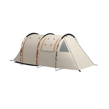 VivaGarden Tenda da Campeggio 4-5 Posti con Copertura Oscurante Cachi 87J1KK