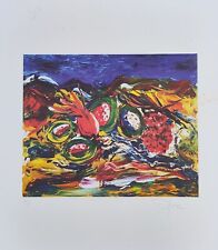 ERNESTO DI GIACOMO (Napoli)Opera Grafica Litografia Paesaggio con Colori Fiori