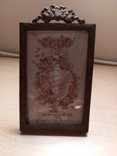 Antica cornice francese d'epoca fine '800/primi '900, d'appoggio, senza vetro