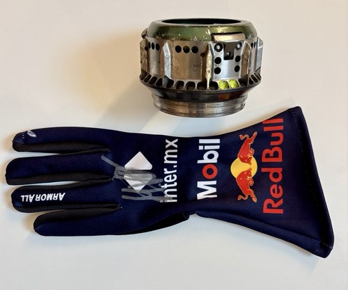 Guanto firmato max - max, verstappen