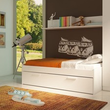 Letto singolo 1004 Blanco con