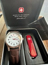 Orologio e coltello Wenger Eddie Bauer Swiss Made set completo di scatola