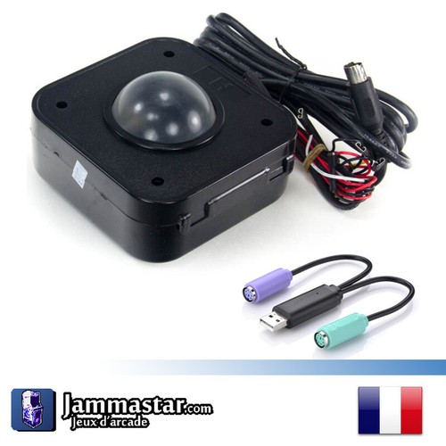 Trackball arcade led - led, usb