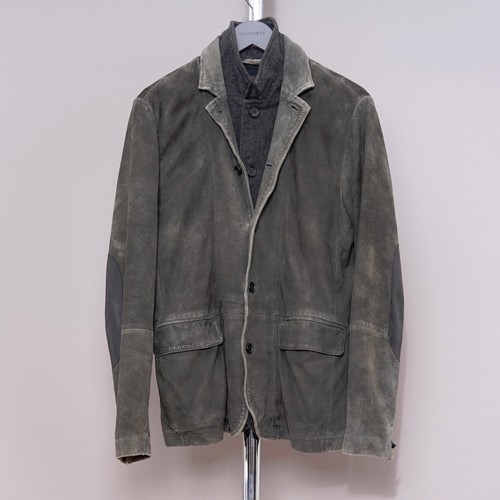 Giacca pelle scamosciata - , uomo