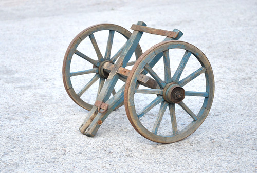 Vecchio carrello vintage per - vecchio,