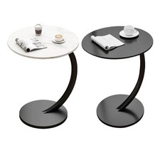 TAVOLINO LATERALE A FORMA DI C