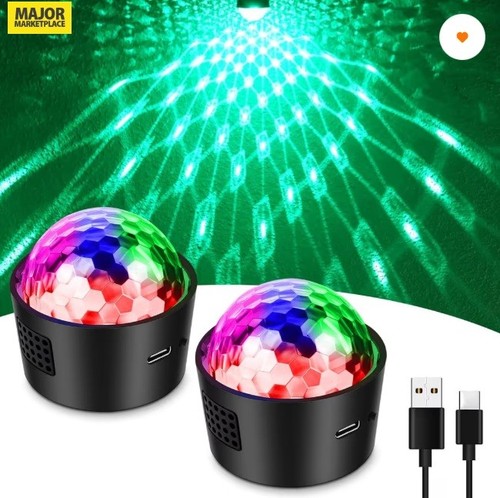 Mini palla discoteca led 2 - mini,