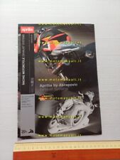 Aprilia catalogo silenziatori speciali Racing Akrapovic 2003 depliant originale