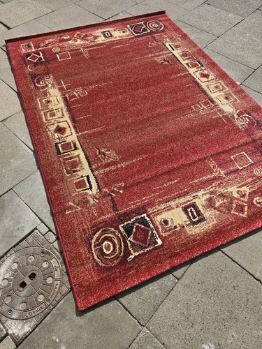 Tappeto soggiorno rosso - tappeto,