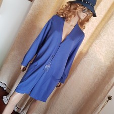 CARDIGAN MARINA RINALDI VISCOSA TRAFORATA TAGLIA MR M ITA - USA 12W/14W TAGLIA PLUS