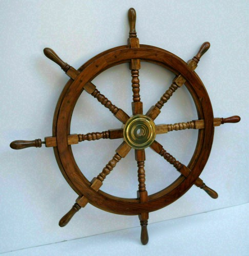 Ruota nave ottone - , antico