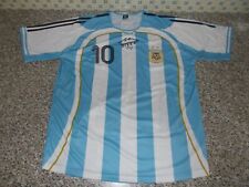 MAGLIA MARADONA ARGENTINA DIEGO 10 FIRMA(SIGNED)RILIEVO ORIGINAL SHIRT CAMISETA