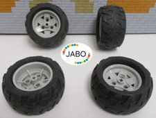 (F9/3) 4 x Lego Technic ruote