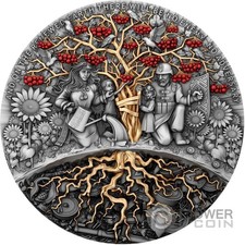 CHERVONA KALINA 2 oz moneta argento 2000 franchi Camerun 2024