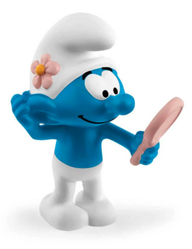 Puffo vanitoso allo specchio - allo,