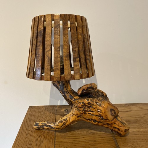 Vintage wood tree root table - tree,