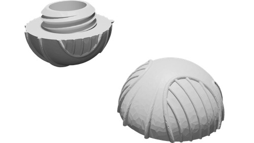 Contenitore dorato boccino - contenitore,