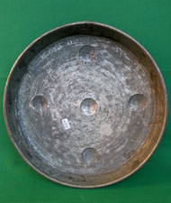 ANTICA E GRANDE TORTIERA BUDINIERA STAMPO FORMA IN RAME PRIMI '900. M88