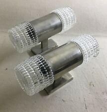 DESIGN-MODERNARIATO-COPPIA DI LAMPADE APPLIQUES-DECORATIVE-ANNI '70-UTILISSIME