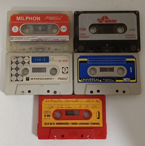 Lotto cassette mix - 5x,