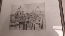 Incisione originale prova - -,