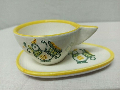 Tazza con piattino ceramica - tazza, in