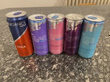 Lot 5 Canettes Red Bull Rares