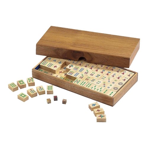 Mah jongg legno senza - -, in