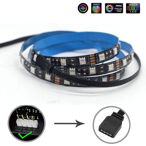 Kit striscia led gaming - striscia, 12v