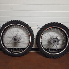 KTM CERCHI EXCEL 19 21 SX SXF GOMME FRONT REAR WHEEL SET 2004 2015 125 250 450
