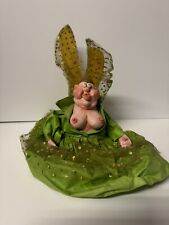 STREGA del bosco di PAOLO CHIARI anni '90 resina e tessuto pupazzo fatto a mano