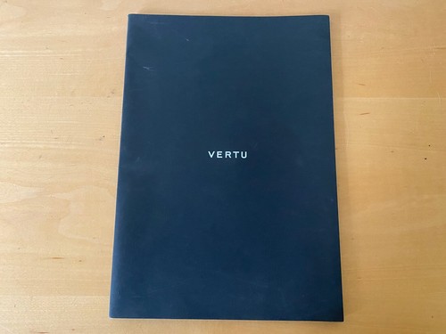 Used press kit cd vertu - kit,