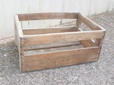 Cassetta cassa legno Bibite Monticchio acqua pubblicità 1963 Potenza Basilicata