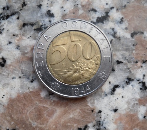 Moneta 500 lire san - di,