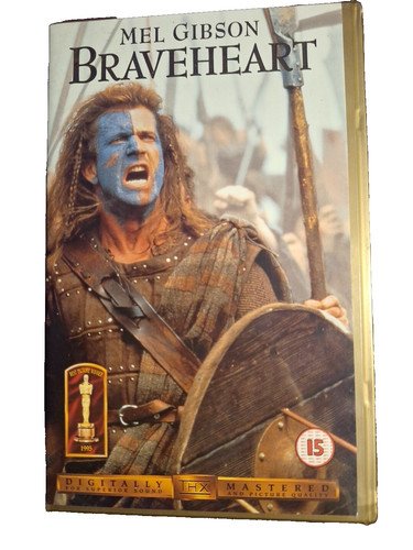 Braveheart video vhs 1995 - video,