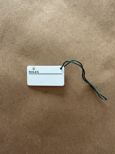 Rolex white hang tag - rolex,