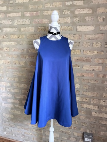 Abito donna blu rimbalzante