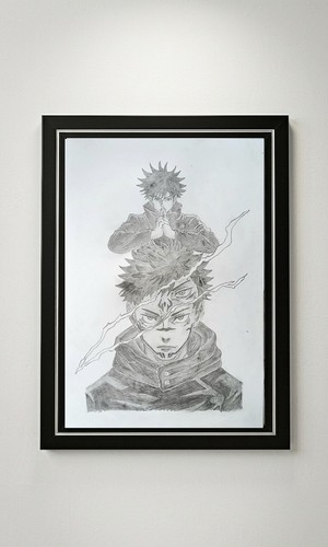 Jujutsu kaisen megumi sukuna - jujutsu,