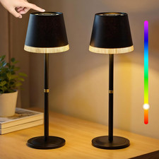 2 Pezzi Lampada Da Tavolo