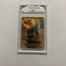 Rainbow Charizard Gx Gold Foil