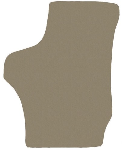 Tappetino beige scuro del - beige,
