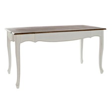 TAVOLO PRANZO PROVENZALE LEGNO BIANCO SHABBY CHIC FRANCESE VINTAGE 160X80H80